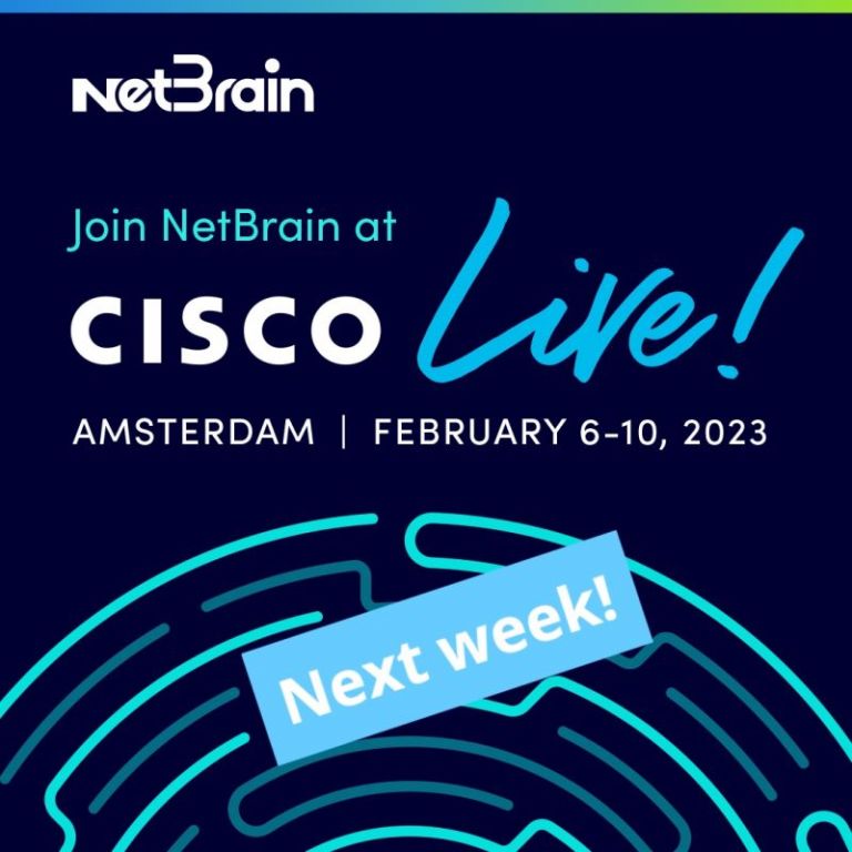 Join NetBrain at CISCO Live!